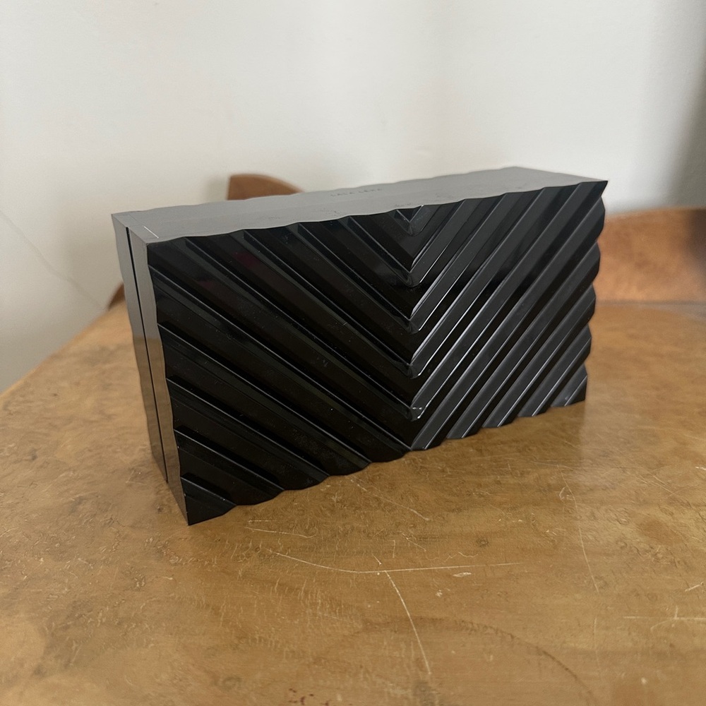 BRAND NEW LALA LEXA Victoria Clutch - Onyx Black